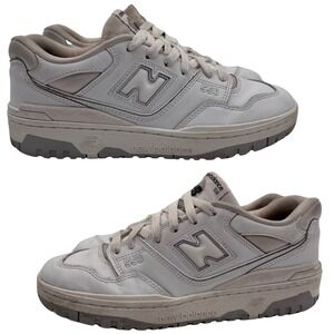 New Balance 550 Sneaker Shoes Boys 7 Non Marking White GSB550PB Athleisure Sport